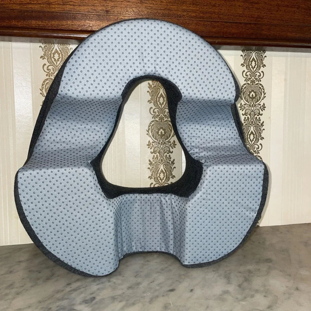Dark Grey VVB Face Down Stomach Sleeping Sleep Position Pillow |‎ Washable Cover